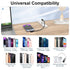 Lightning Cable 1ft 90 Degree 2 Pack MFi Certified Elbow Short iPhone Charger Right Angle Fast Charging Cable (Black, 1