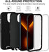 iPhone 13 Pro Max Case 6.7" - Heavy Duty Military Grade, Shockproof/Drop Proof, Full Body Cover + 2 Screen Protectors