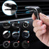 aoukoslt Black Universal Phone Holder Clip Car Air Vent Magnetic Mount Holder Bracket for Cell Phone GPS Suporte