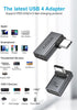XAOSUN 90 Degree USB C to C Adapter Mixed Pack, Right Angle USB C Male to USB C Female Adapter, USB4 Type C Power Data