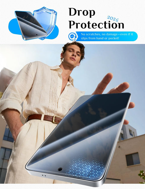 S26 6.9inch, 28Anti 2 PACK MAGIC JOHN for Samsung Galaxy Ultra Privacy Screen Protector Spy, Fast Easy Installation