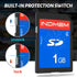 INDMEM SD Card 1GB, 10 Packs Class 4 Flash Memory Card, MLC Standard Secure Digital Cards for Camera