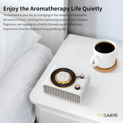 Vivilumens Bluetooth Wireless Speakers, 3 in 1 Portable Speakers with Freesia Scent, Small LED Night Light for Home