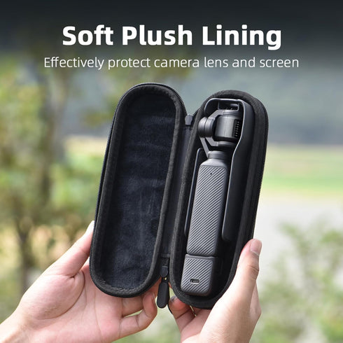 BRDRC Carrying Case for DJI Osmo Pocket 3, Portable Hard Storage Bag for Accessories, Black