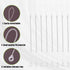 Goktvai 8pcs Elastic Tether Lanyard, Retractable Spring Coil Strap Anti-Lose Pen Leash for Clipboard with Silicone Ring