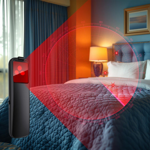 abyliee Upgraded Hidden Camera Detector - AI-Powered Anti-Spy Device, GPS Tracker & Bug Detector, Portable RF Signal