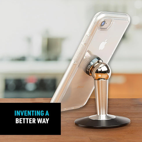 Nite Ize Steelie Pedestal Mount, Additional Magnetic Cell Phone Stand for Steelie Mounting Systems