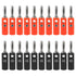 20pcs 4mm Banana Plug Audio Speaker Cable Connectors, Male Connectors for 12 AWG to 20 AWG Wires, 10pcs Red + 10pcs