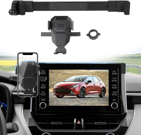 Car Phone Holder for Toyota Corolla 2019-2024/Corolla Cross 2022-2024, Adjustable GPS Phone Mount for 8-inch Screen