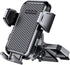Upgraded CD Phone Mount for Car, Adjustable Universal Holder Compatible with iPhone & Android Cell Phones, Thick Cases