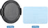 PATIKIL Camera Lens Cap, 2 Pack Sides Pinch Front Lens Cover with Microfiber Cleaning Cloth for 52mm Thread Universal