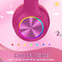 2023 Bluetooth Kids Headphones for Ages 3-21, Colorful LED Lights, Comfort Wireless Headphones with Microphone, 94dB
