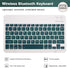 SOPPY Keyboard Case with Mouse for iPad, Bluetooth Keyboard for iPad 9th/8th/7th Gen, Detachable Keyboard, Dark Green