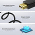 Mini Displayport to Displayport Adapter, 4K@60Hz, Compatible for Thunderbolt 2, MacBook Pro, Air, Mini, Surface Pro
