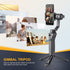 Zeadio Metal Mini Tripod, Compact Desktop Stand for Smooth 4, Osmo Mobile, Gimbal Handle Grip Stabilizer