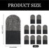 10pcs Gaming Finger Gloves, Silver Fibers Breathable Sweatproof Touch Screen Mobile Game Sleeves, Finger Sleeve Thin Thumb Protector Compatible with All Touchscreen Devices