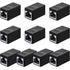 Frienda 10 Pieces RJ45 Coupler, Ethernet Extension Adapter for Cat7/Cat6/Cat5e/Cat5 Network Cable