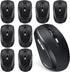 Macarrie 12 Pack Wireless Mouse, 1200dpi Wireless Computer Mouse with 6 Buttons, USB Receiver for Windows, PC