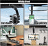 Sun Visor Car Phone Holder, Multifunctional Adjustable Cell Phone Holder, 360° Rotatable and Retractable for Most Cell