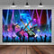 Rock and Roll Party Decorations Backdrop, Music Theme Birthday Photography Studio Props 10X8FT