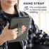 kwmobile Synthetic Leather Case for Kobo Clara - Neon Pink e-Reader Cover with Strap