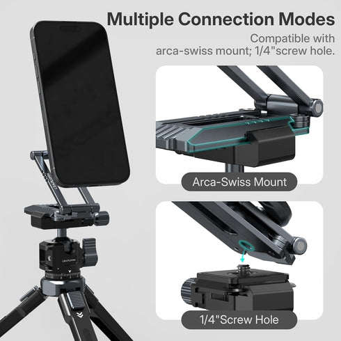 Leaplumin 15-12 360 2-in-1 105g Magnetic iPad Tripod Stand Universal for iPad Pro/Air/Mini & iPhone Series | Rotation