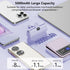 Mini Portable Charger for iPhone, 5000mAh Ultra Compact Power Bank with Built-in Phone Holder, Compatible with 14/13/12