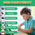 Gaosen 50 Pack 3.5 mm PC(GS01, 50 Bulk Kids Earbuds for School Classroom, Multi Colored Student Wired Headphones