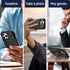 iPhone 13 Pro Max Case with Slide Camera Cover & 360° Rotate Ring Stand, Military Drop Protection, Black