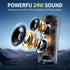 Portable Bluetooth Speaker, 24W Loud Stereo Sound, IPX7 Waterproof, RGB Lights, Up to 30H Playtime