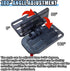 BDZMC (2 Set) Car Rear Camera Holder, Adjustable Vehicle Backup Camera Mount, Strong Adhesive Dash Cam Rear Camera Rear