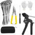 GRIPNEST Metal Zip Ties 11.8 Inch 100 PCS | Self-Locking | 304 Epoxy-Coated