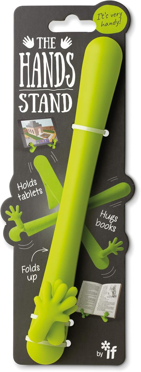 IF The Hands Stand, Hands-Free Reading Tablet & Book Holder, Lime Green