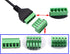zdyCGTime USB 2.0 A Screw Terminal Block Connector Cable - USB 2.0 A Male Plug to 5 Pin/Way Female Bolt Screw