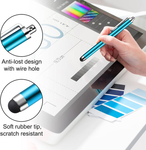 Stylus Pens for Touch Screens, SLKIJDHFB 20 Pack Universal Capacitive Pens for iPad, Tablets, Samsung Galaxy