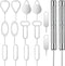 XLIUAX 16Pcs Sim Card Removal Tool Set, Sim Ejector Tool Smooth and Burr-Free