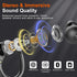 Ltinist Wireless Earbud, Bluetooth 5.3 Headphones with Earhooks, 75H Battery, IP7 Waterproof, Built-in Microphone for
