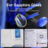 Camera Lens Protector for iPhone 15 Pro Max/15 Pro/15/15Plus/14 Pro Max/14 Pro/13Pro Max/13Pro for Sapphire Glass Alloy Ring Camera Cover Screen Protector, Green One Set