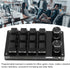 Focket One Handed Programmable Mechanical Keyboard, 12 Key Macro Keyboard with Knob, USB Plug and Play