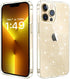 Compatible with iPhone 13 Pro Max Case, Clear Glitter Sparkle Slim Bumper Cover, Soft Shockproof Phone Case (6.7 inch)