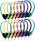 16 Pack Headphones Bulk for Classrooms School Student Wired Headsets On-Ear Class