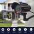 Solar Powered Fake Security Camera with Red LED Light Flashing, Easy to Install for Indoor/Outdoor Use