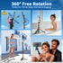 Kinwald 57" MagSafe Compatible Phone Tripod with Remote, Strong Magnetic Selfie Stick, Secure & Portable Tripod