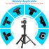 BILIONE Webcam Tripod Stand for Logitech C920 C922 C930e C920S C615 C960 BRIO 4K, Lightweight Mini Extendable Desk