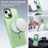 BossKiss iPhone 13 Magnetic Case, Light Green Translucent Matte, Compatible with MagSafe, Screen & Camera Protector