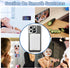 Magnetic Suction Phone Card Holder Mount for MagSafe, Compatible with iPhone MagSafe Phone Case, White