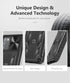 for Samsung Galaxy A03s Protective Case, Military Grade Drop Proof Full Protection Mobile Phone Cover with Kickstand