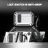 AirPods Pro 2nd Gen Case with Cleaning Kit, Military Hard Case Protective Armor with Lock, for AirPod Gen 2 Charging Case (2023/2022/2019, 2nd Gen/1st Gen), Front LED Visible, Silver.