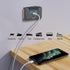 Hapytrip 78W 4 12V 36W 18W QC3.0 Port USB Outlet Wall Mount, Dual PD & Dual Lightweight Surface Mount Charger Socket