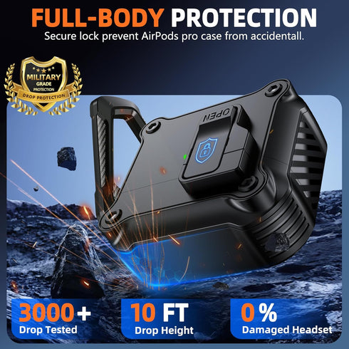 Inesore Compatible with AirPods 4th Generation Case with Cleaner Kit, Automatic Snap Switch Secure Charging Cover